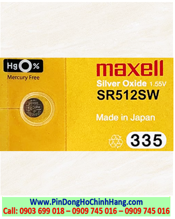 Maxell SR512SW _Pin 335